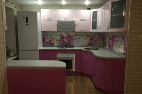 Кухня из ПВХ «Ипомея»